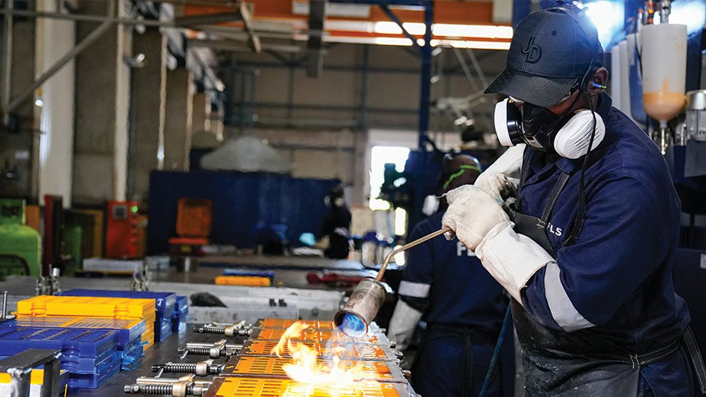 A NexGen panel is poured at FLS with precision and care, ensuring each unit is built for exceptional performance, durability and screening efficiency