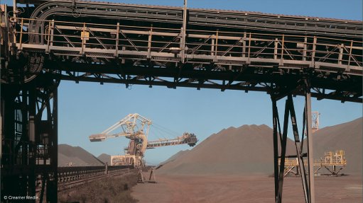 OUTPUT RISE: South Africa's miningproduction increased by 0.2% year-on-year in May, with iron-ore, pictured, having made the largest positive contribution, with production increasing by 12.5% year-on-year. The result was mixed, however, with manganese ore output decreasing by 13% year-on-year and coal by 4.6%. Nevertheless, the overall increase was ahead of expectations, following April’s marked 7.7% year-on-year contraction. Photograph: Creamer Media
