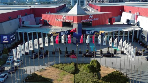 Outside view of the venue where the IDEF is being held