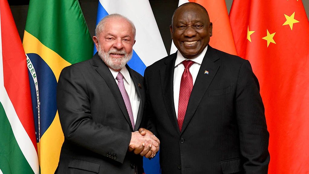 Brazilian President Luiz Inacio Lula da Silva & South African President Cyril Ramaphosa