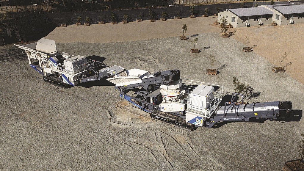 The electric Powertrack range, manufactured by SRHeavy (SRH), a Metso-owned company, includes mobile jaw crushers, cone crushers, and screens – all designed to run efficiently using an external power supply