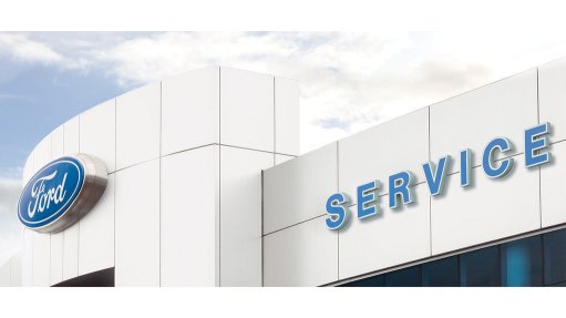 A Ford service centre