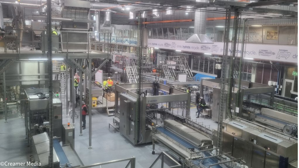 CCBA high-speed production line in Midrand