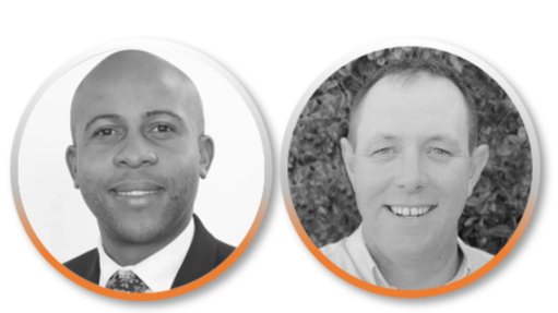 Advocate Mtho Xulu and De Villiers Botha