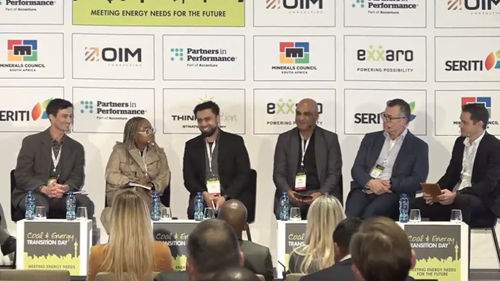 The panel at the Coal & Energy Transition Day.