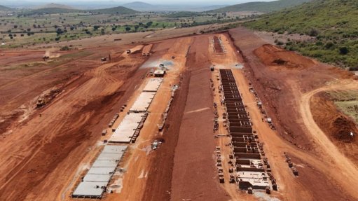 Construction of accommodation facilities at the Nyanzaga project in Tanzania