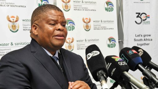 Image of Water and Sanitation Deputy Minister David Mahlobo