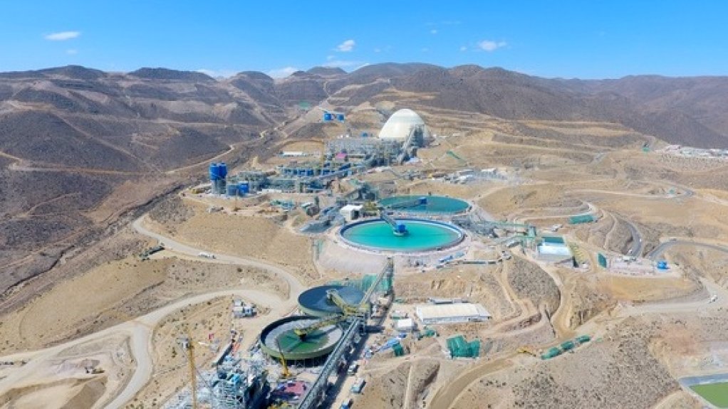 Anglo's Quellaveco copper mine in Peru.