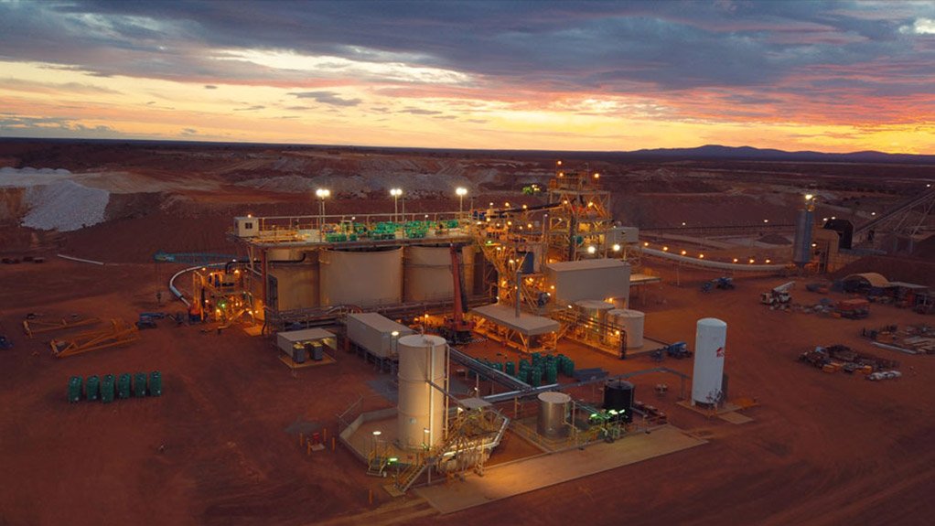 The Dalgaranga processing plant
