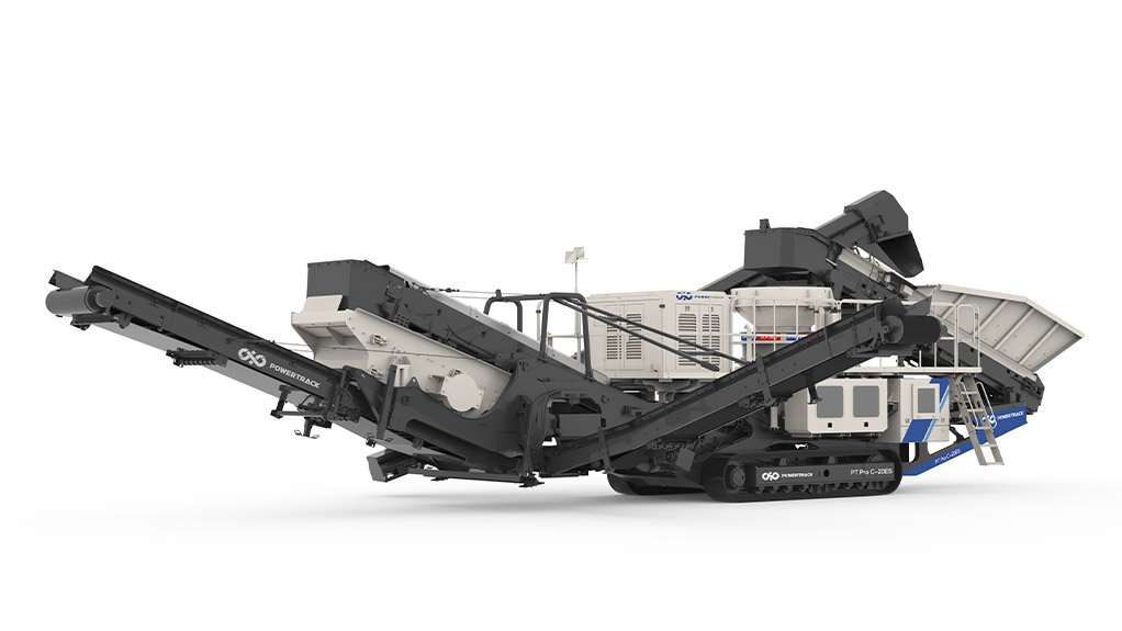 Image of the Powertrack PT PRO C-20ES mobile cone crusher from  Athos Crushing & Screening 