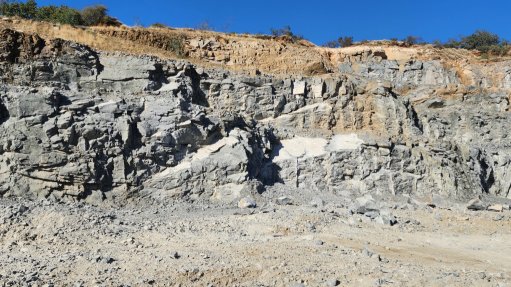 A generic image of blast rock debris