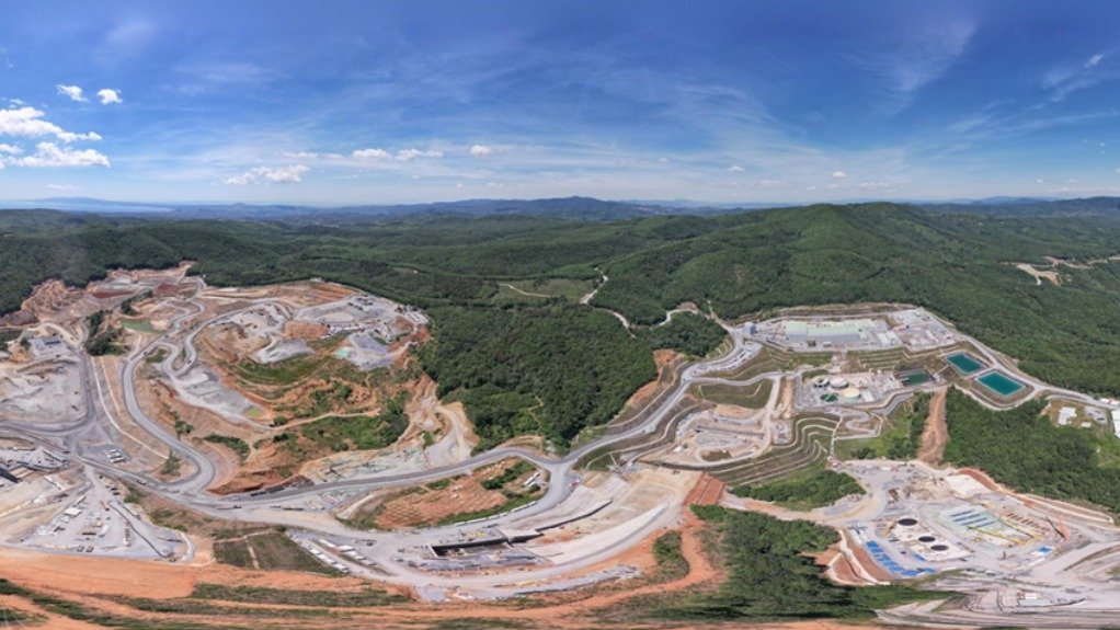 A May 2025 image of the Skouries project in northern Greece.