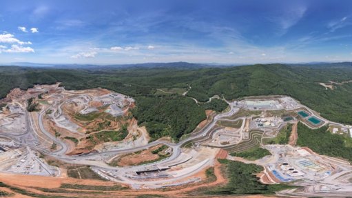 A May 2025 image of the Skouries project in northern Greece.