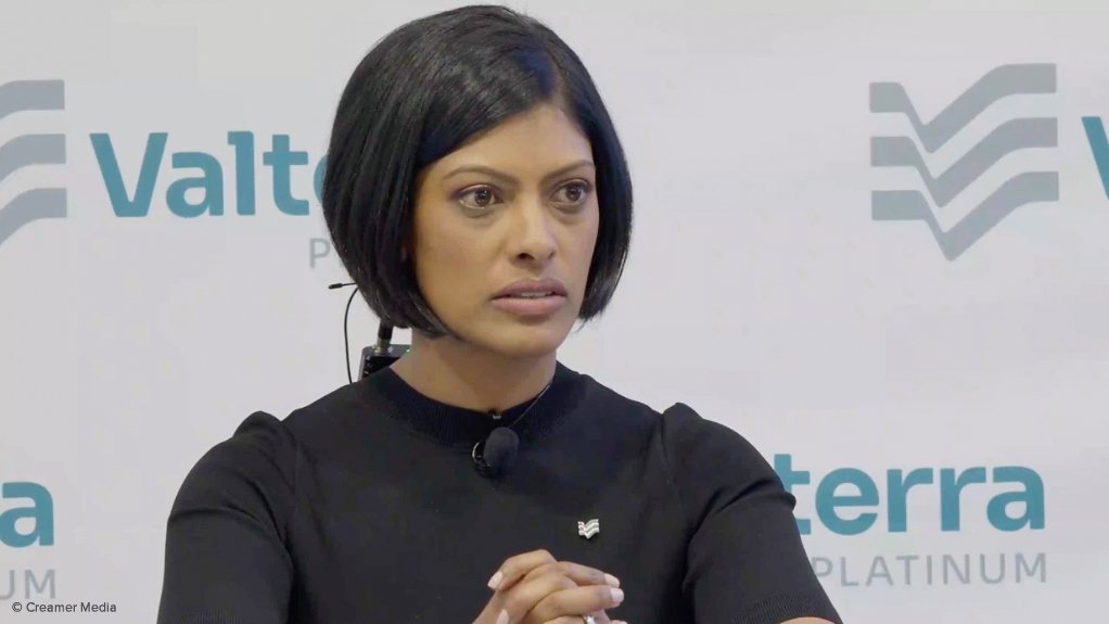 Valterra Platinum CFO Sayuri Naidoo.