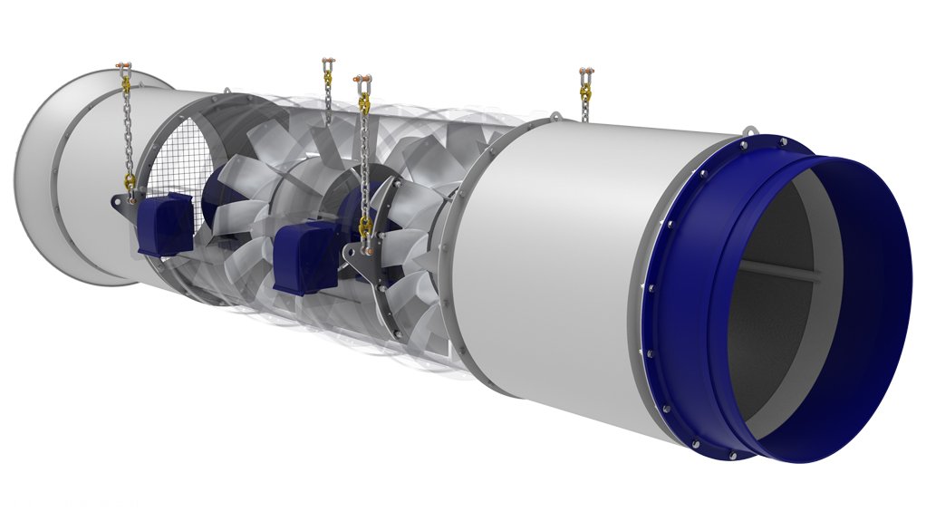 EASY INSTALL
The Clemcorp fans were installed using the company’s Suspension Wing design, enabling their easy and safe installation, even in tight underground spaces