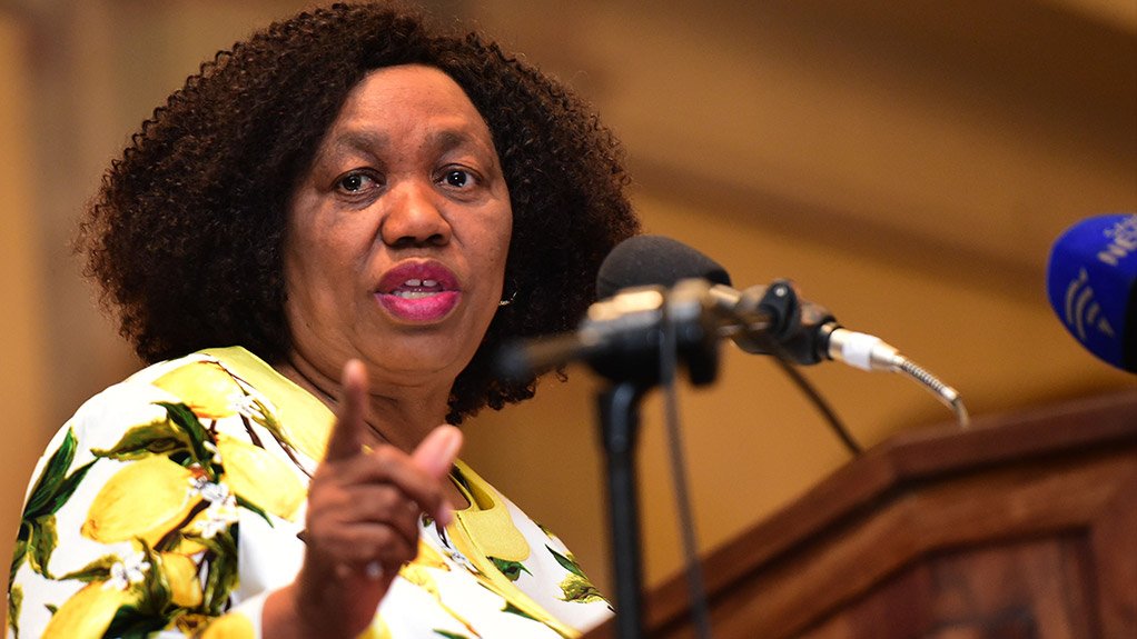 Minister of Defence Angie Motshekga