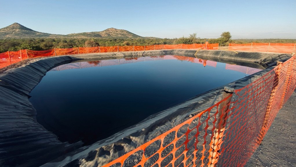 An image of tailings dam