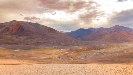 View of the Los Azules project