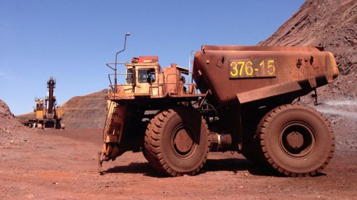 a large mine load haul truck used in PGM mining