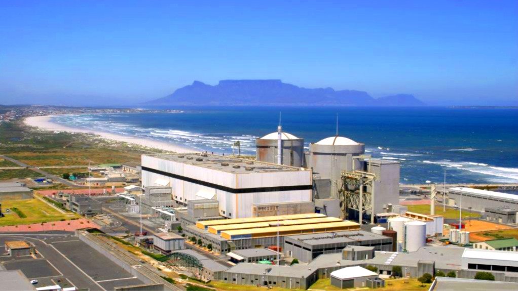 The above image depicts the Koeberg Nuclear power station