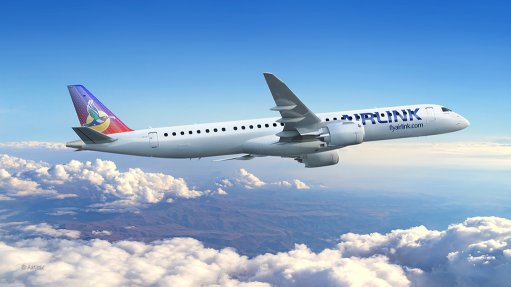 Artist’s impression of an E195-E2 in Airlink livery