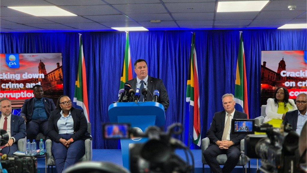 DA leader John Steenhuisen 