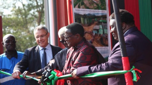 President Lazarus Chakwera and other leaders attended the official inauguration of the Kayelekera restart.