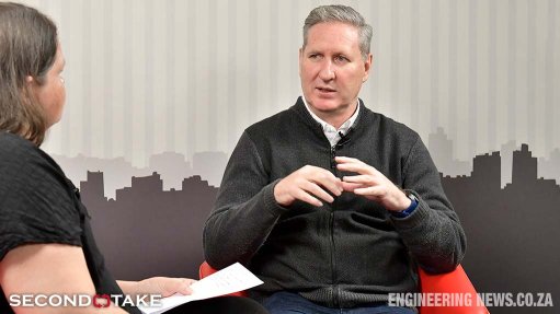 Engineering News editor Terence Creamer
