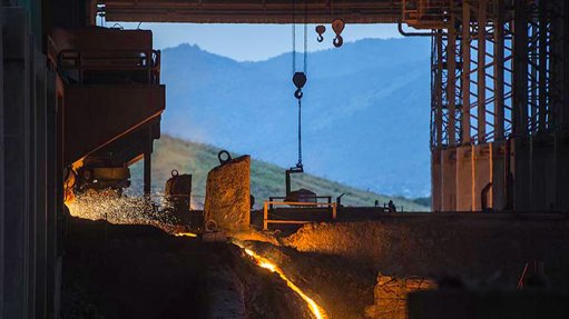 The Lion Ferrochrome Smelter.