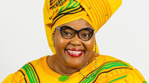Image of Water and Sanitation Minister Pemmy Majodina