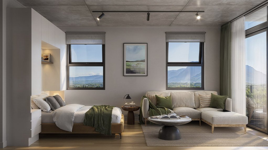 Thoughtfully planned interiors will combine functionality and comfort to meet the needs of urban living in Cape Town