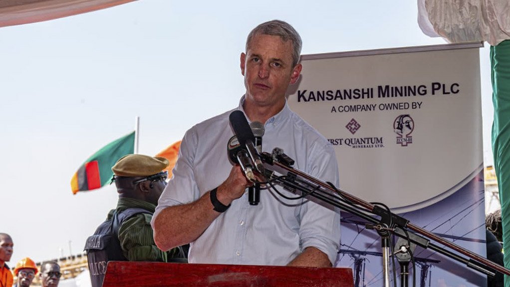 An image of First Quantum Minerals CEO Tristan Pascal 