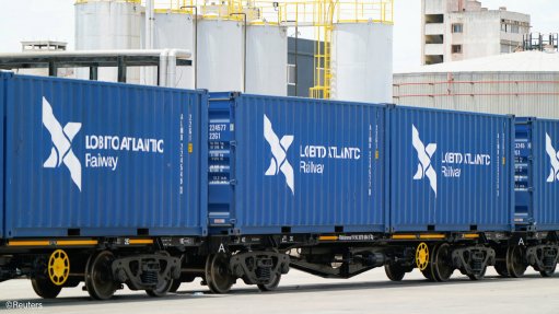 Lobito Atlantic Railway branded wagons