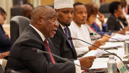 President Cyril Ramaphosa delivering remarks at the TICAD9 conference in Japan
