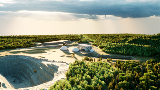 A rendering of the Matawinie mine
