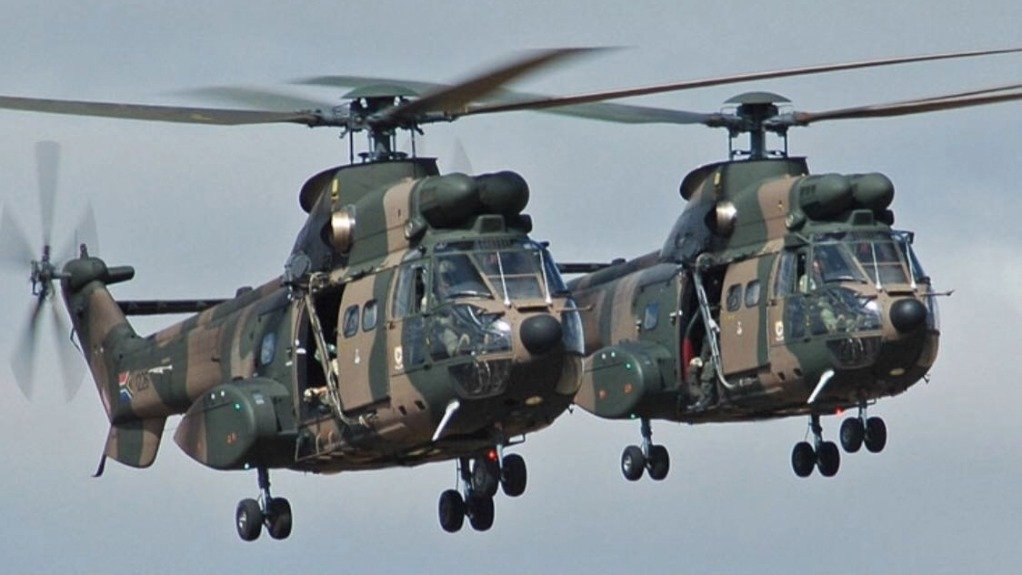 SANDF Oryx helicopters