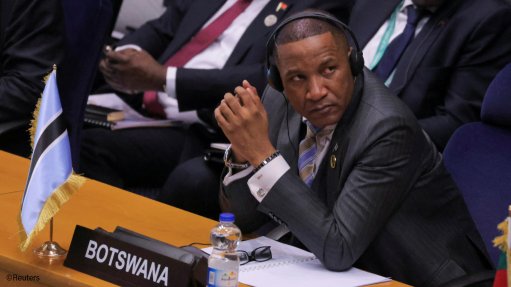 Botswana President Duma Boko