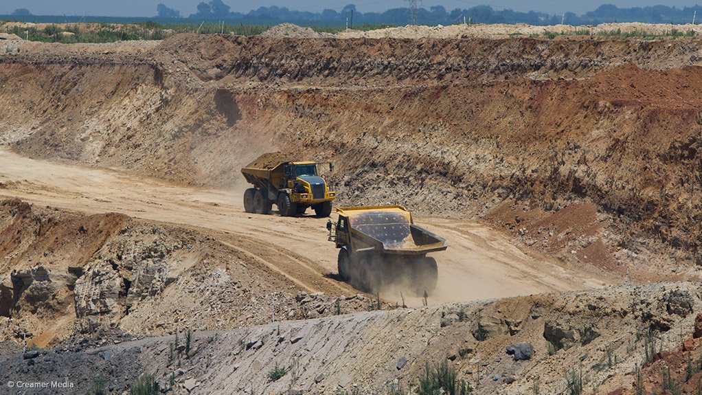 The Kangala colliery in South Africa