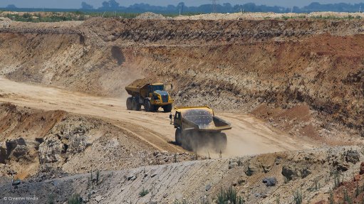 The Kangala colliery in South Africa