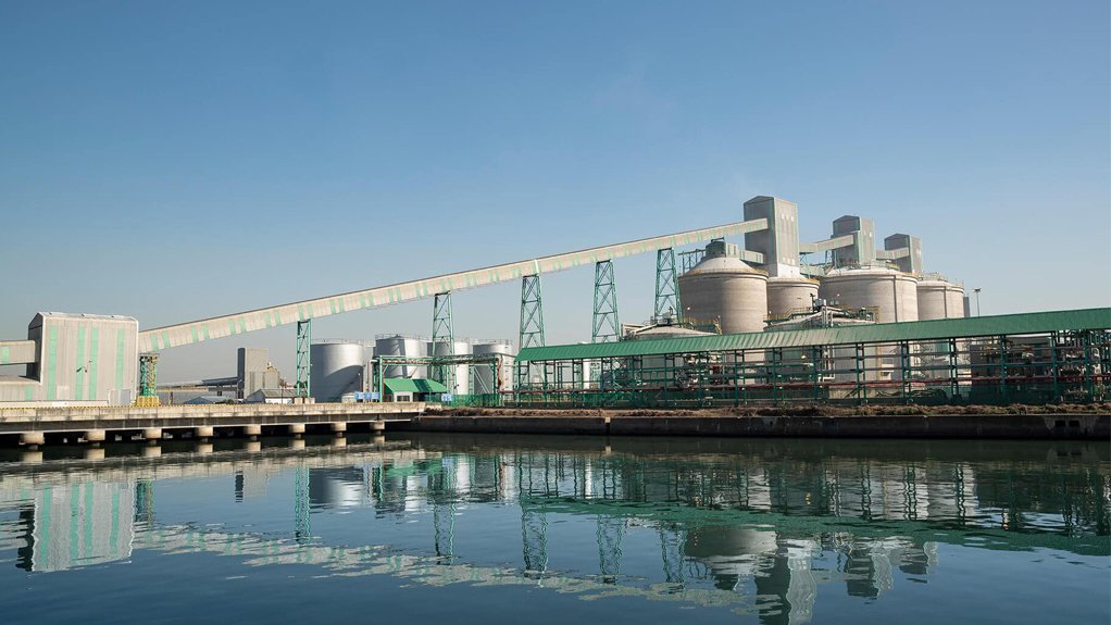 South32's Mozal smelter in Mozambique