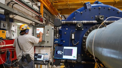 Image of the KSB GIW SLYsight technology in operation