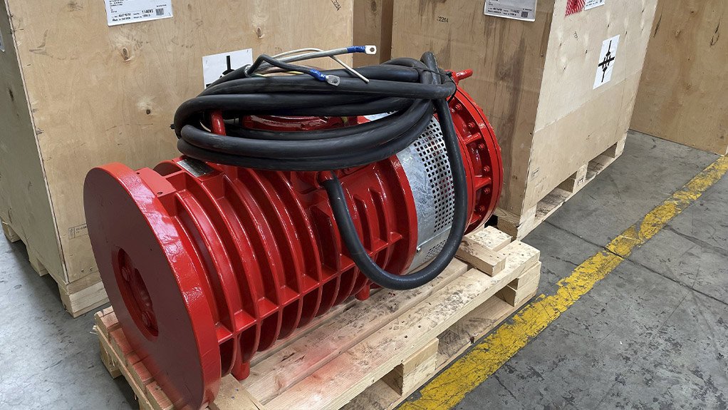 The powerful Grindex Mega, rated at 90 kW, is engineered for the most demanding dewatering conditions in deep level and high-volume mining applications