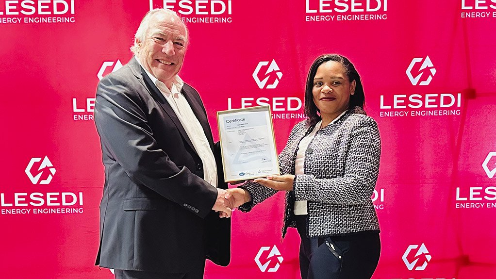 Lesedi Achieves ISO 19443:2018 Certification, Strengthening Commitment to Nuclear Safety