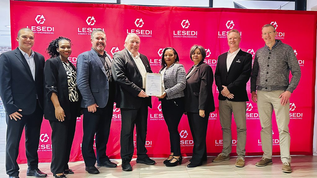 Lesedi Achieves ISO 19443:2018 Certification, Strengthening Commitment to Nuclear Safety