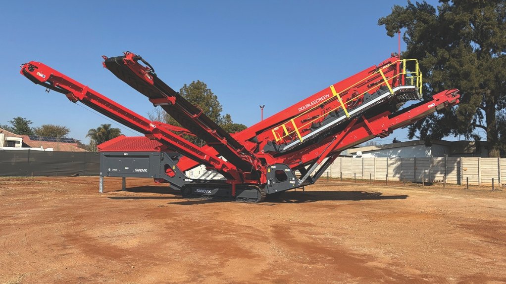 Sandvik QA452e at S&R yard in Centurion