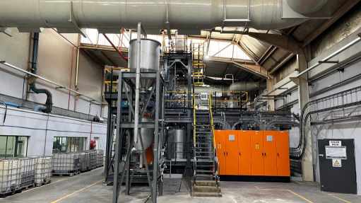 An image of the inside of the demo plant facility