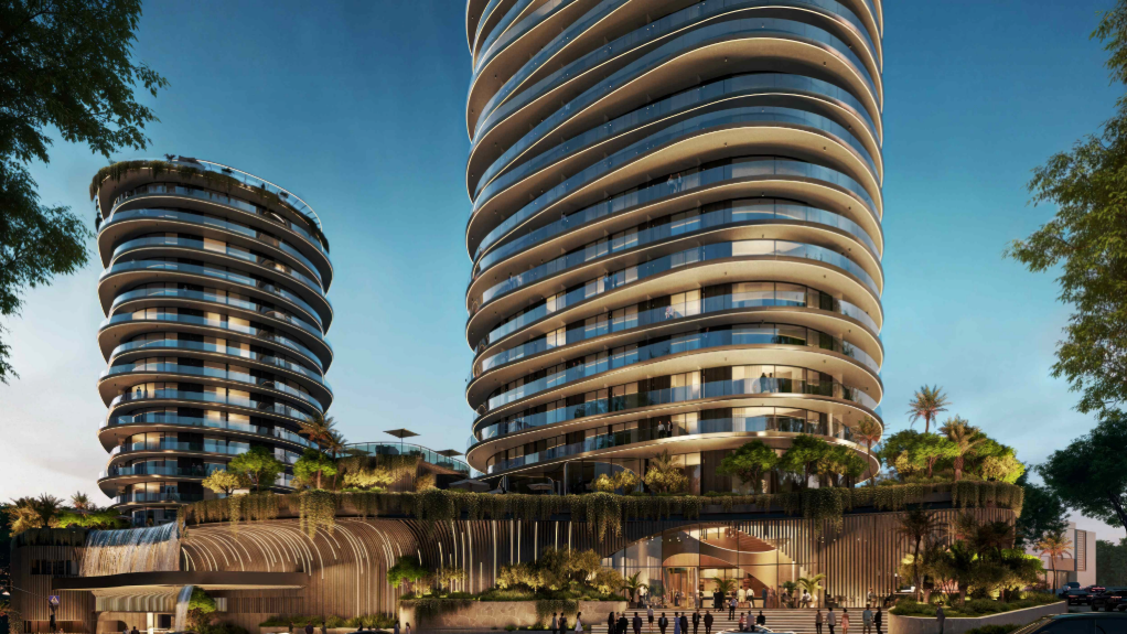 The twin-tower mixed use development in the Sandton Summit precinct being developed by Growthpoint Properties 