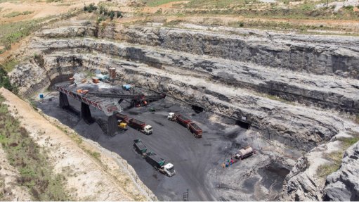 An image of the new continuous miner section at Kangra's Udomo shaft