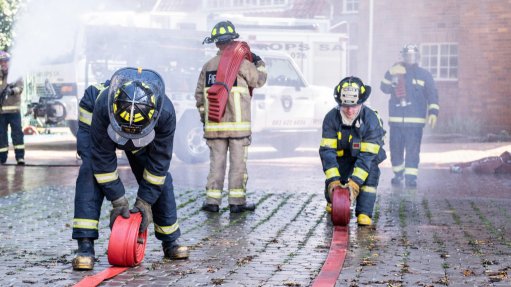 An image depicting fire fighters