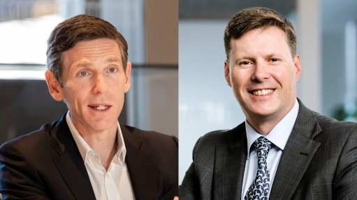 Teck's Jonathan Price and Anglo's Duncan Wanblad